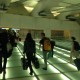 Running through the airport